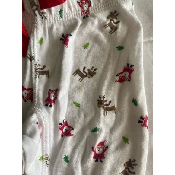 "Santa's Got Nothin' on Grandma" Baby Christmas Outfit- 3m and 6m - Picture 3 of 4